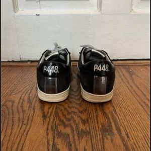 P448 Black/Silver Sneakers